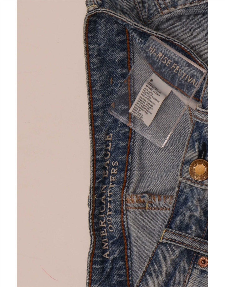 Женские джинсовые шорты American Eagle с потертостями США 8, средние W30, синие