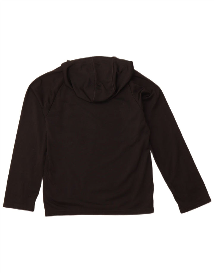 Джемпер с капюшоном PUMA для мальчиков 11-12 лет, черный полиэстер