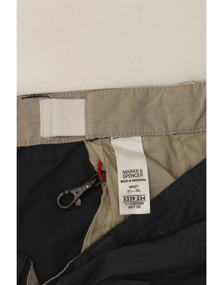 Мужские шорты карго MARKS & SPENCER W38 XL, серые, хлопок