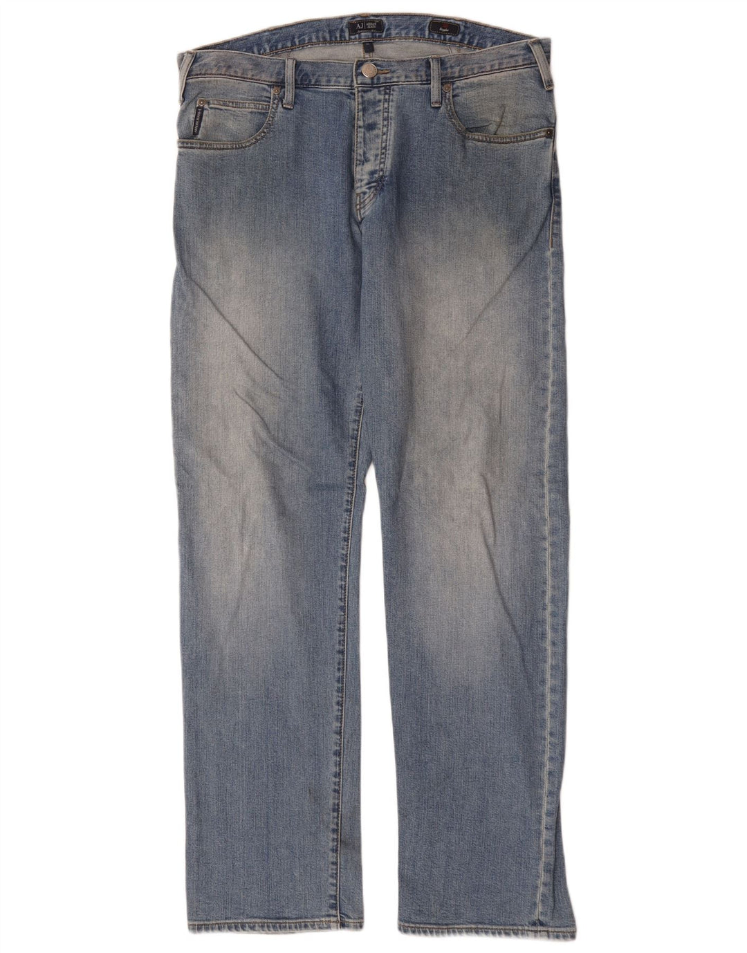 Мужские прямые джинсы Armani Regular W34 L33, синие, хлопок