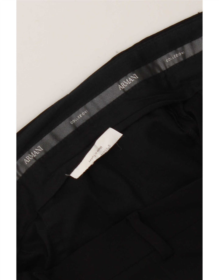 Брюки мужские прямые костюмные Armani W32 L31 черные