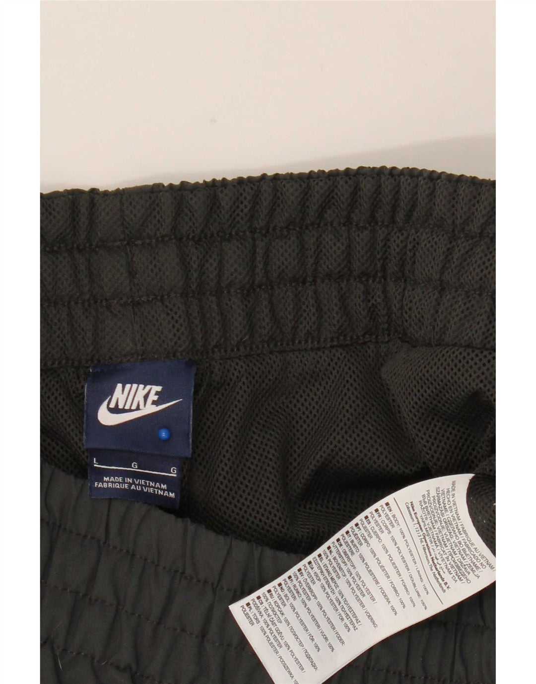 Мужские спортивные шорты Nike, большие серые, полиэстер