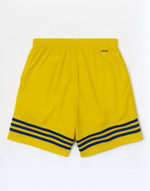 Мужские спортивные шорты Adidas Climalite, маленький желтый полиэстер