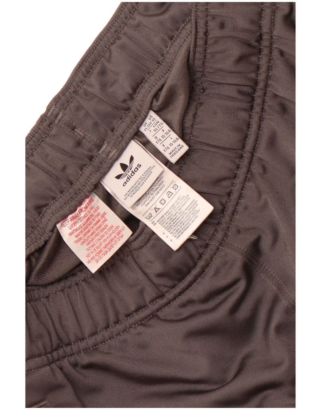 Спортивный костюм Adidas для мальчиков Брюки-джоггеры 15-16 лет Серый полиэстер