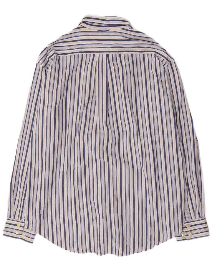 Мужская рубашка Tommy Hilfiger XL из хлопка в синюю полоску