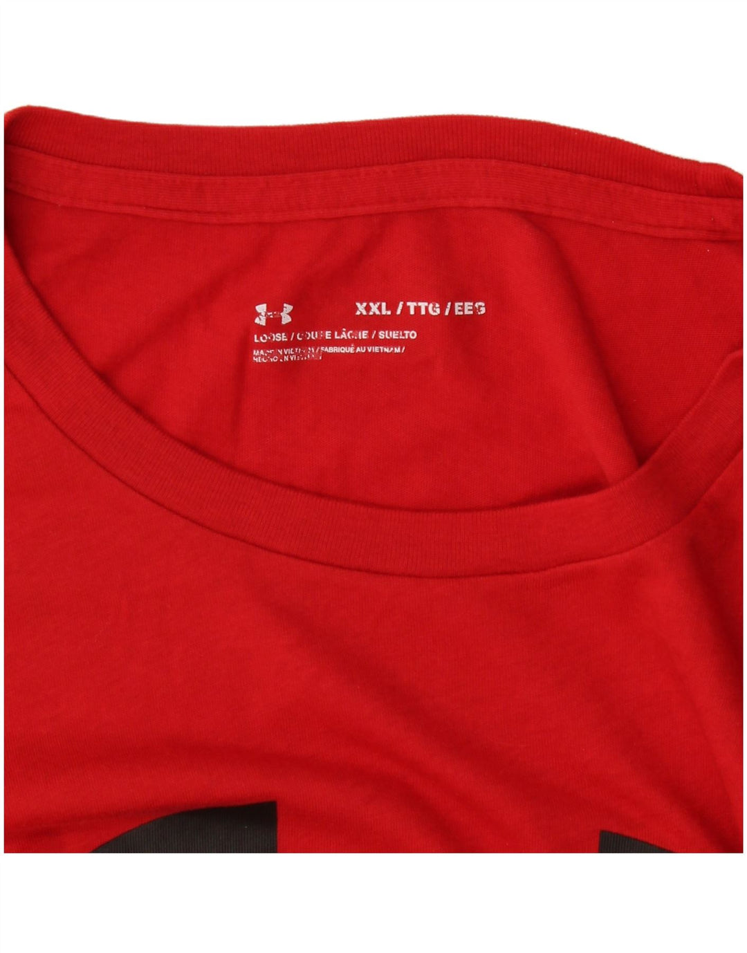 Мужская футболка с рисунком Under Armour 2XL, красная