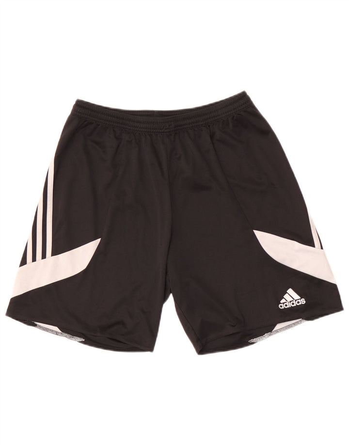 Мужские спортивные шорты Adidas среднего размера из полиэстера с цветными блоками