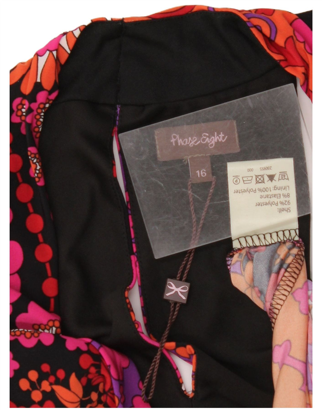 Женское платье макси без рукавов PHASE EIGHT, Великобритания, 16, большой разноцветный цветочный принт