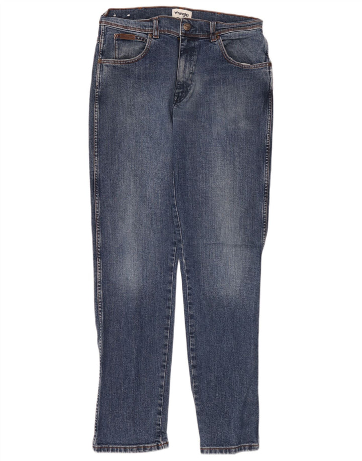 Мужские джинсы Wrangler Texas Slim W33 L34, синий хлопок