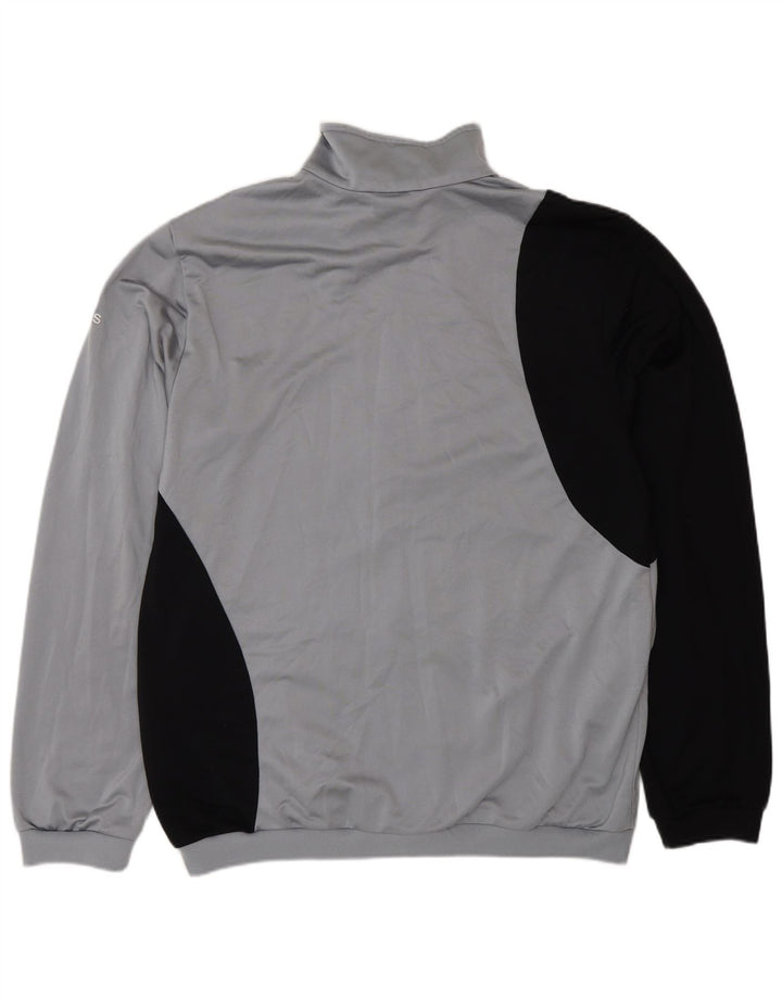 Мужская спортивная куртка ADIDAS UK 46/48 XL, серый полиэстер