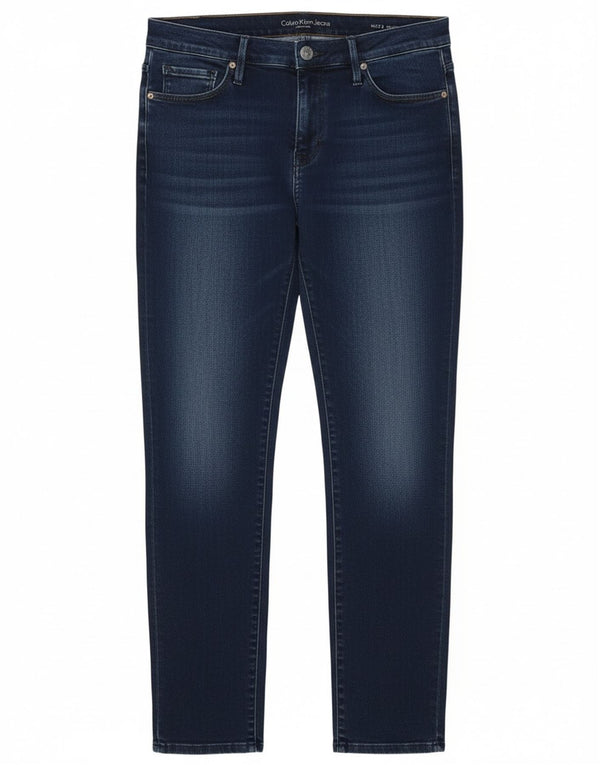 Женские леггинсы скинни Calvin Klein W33 L29, синий хлопок