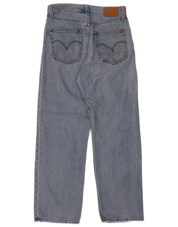 Женские прямые джинсы LEVI'S Ribcage W27 L27, синий хлопок
