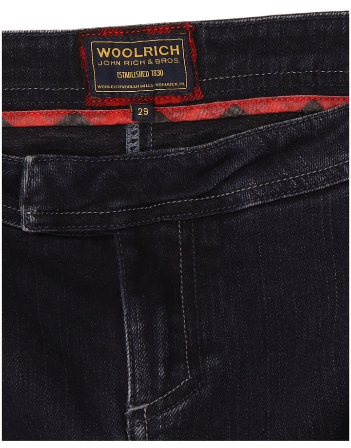 Женская джинсовая юбка Woolrich W29, средний темно-синий