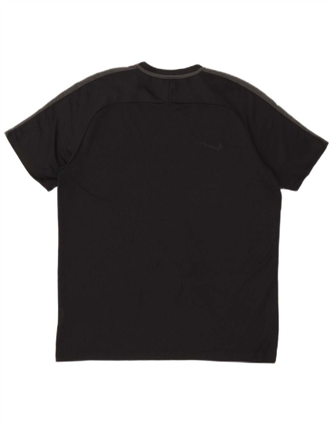 Мужская футболка Nike Dri Fit Top XL, черная, полиэстер с цветными блоками