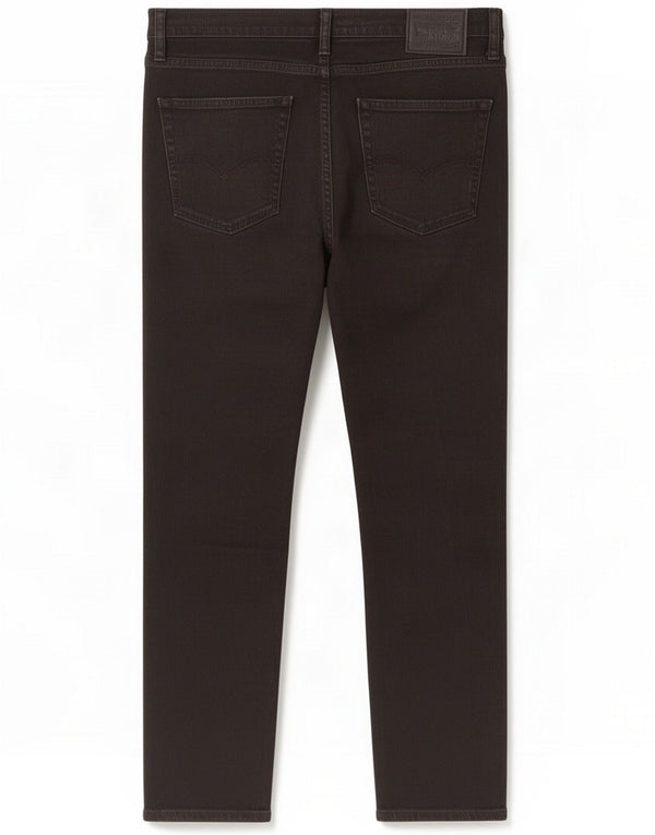 Levi's Мужские зауженные джинсы 502 W32 L30, черный хлопок