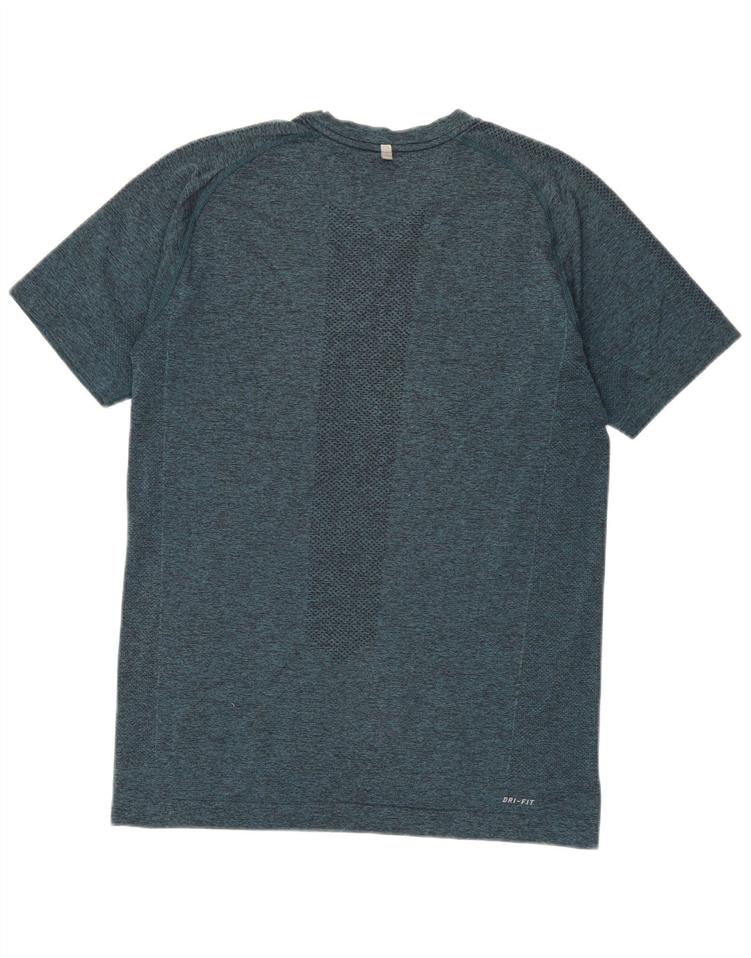 Мужская футболка Nike Dri Fit среднего размера, темно-синяя, в крапинку