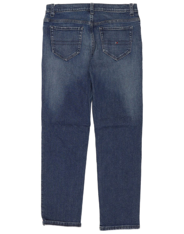 Прямые джинсы Tommy Hilfiger для мальчиков 13–14 лет W28 L25, темно-синий, хлопок