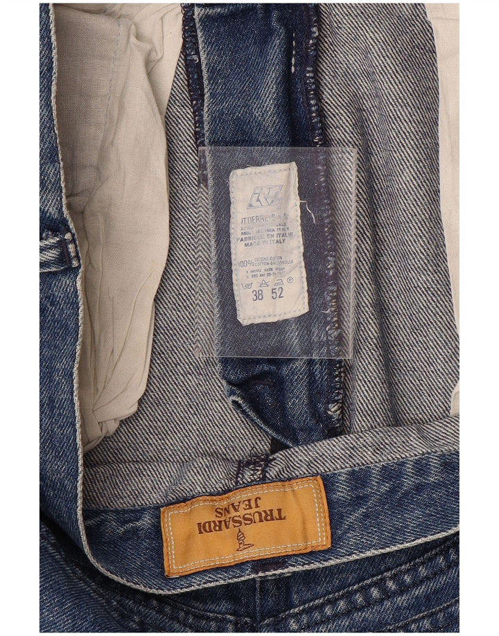 TRUSSARDI JEANS Женская джинсовая юбка W38 2XL Синяя, хлопок