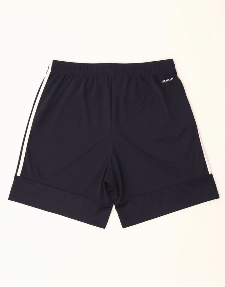Мужские спортивные шорты Adidas Aeroready среднего размера, темно-синие, полиэстер