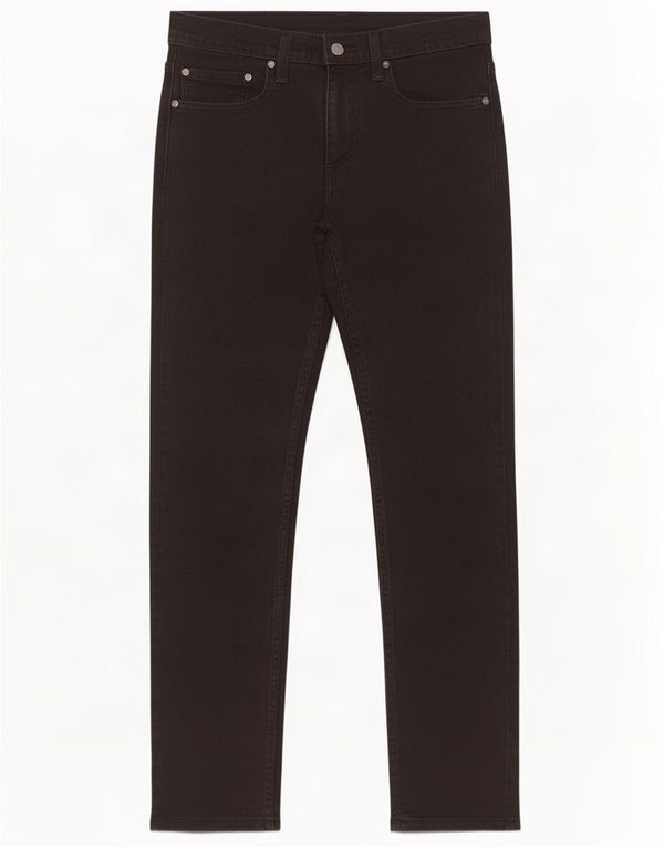 Мужские зауженные джинсы Levi's 502 W31 L32, черный хлопок