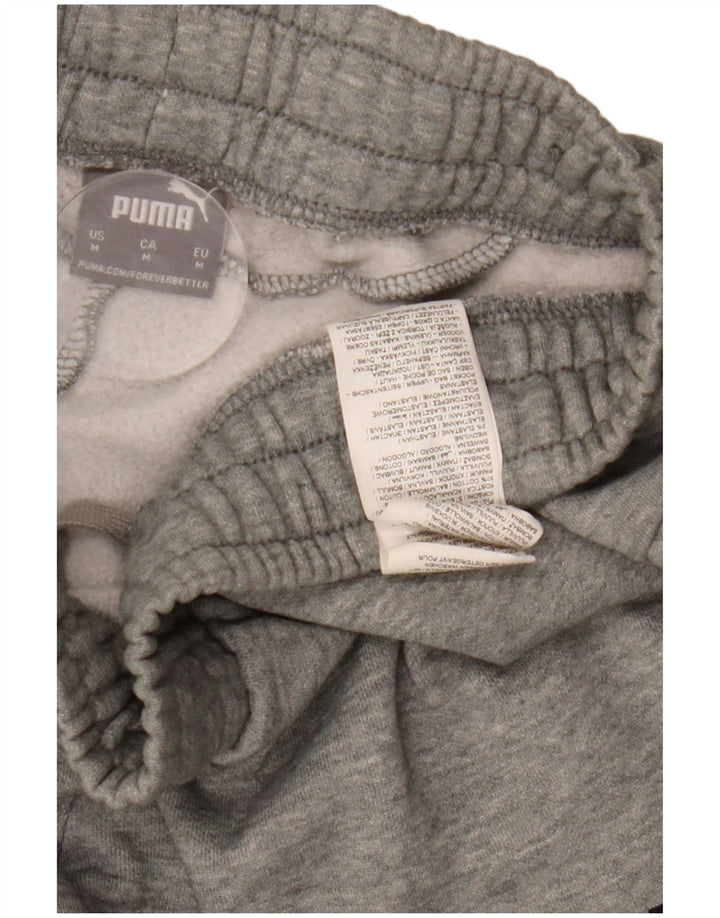 Мужские спортивные брюки Puma, джоггеры, средний серый хлопок с крапинками