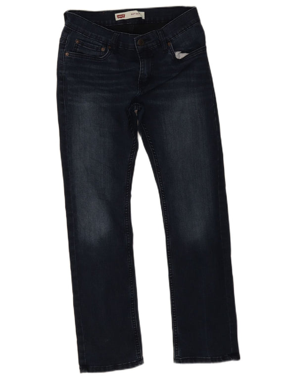Джинсы Levi's 511 Slim для мальчиков 13–14 лет W27 L27, синий хлопок