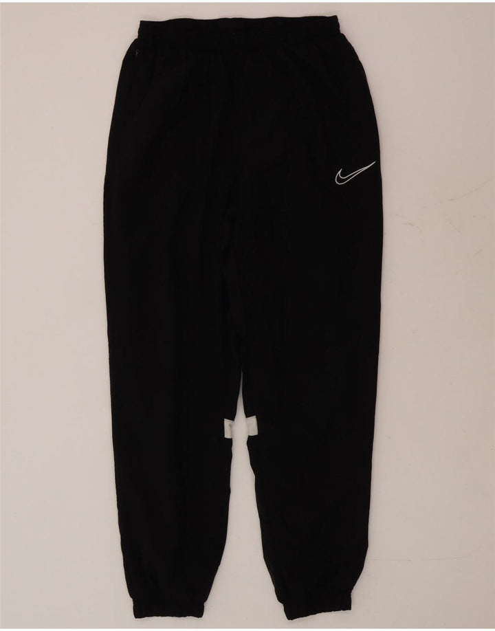 Мужские спортивные брюки Nike Dri Fit для бега, средние черные цветные блоки