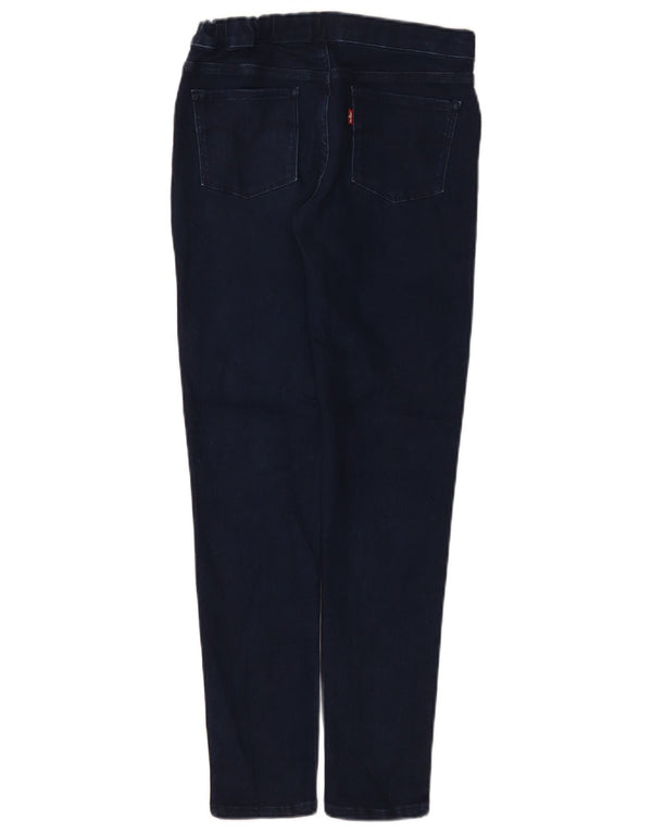 Джинсы-джеггинсы Levi's для девочек 15–16 лет W28 L27, темно-синие, хлопок