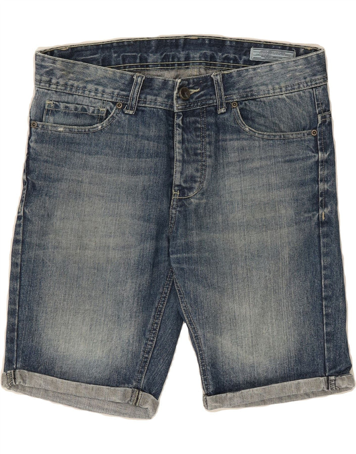 JACK & JONES Mens Denim Shorts Small W29 Blue Vintage Jack & Jones and Second-Hand Jack & Jones from Messina Hembry 