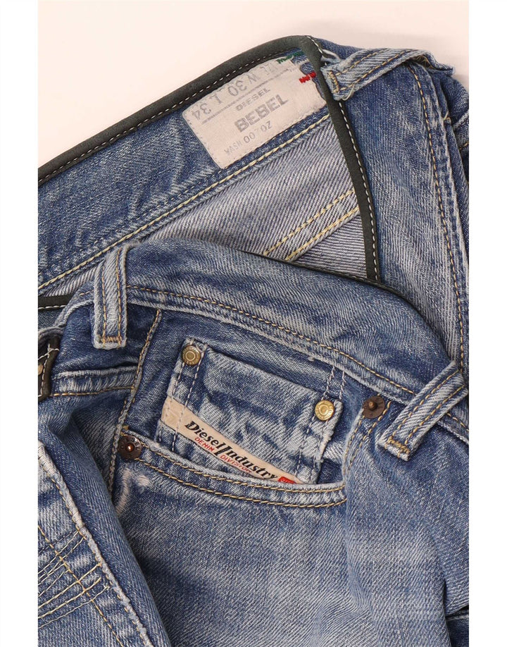 Женские джинсы Diesel BEBEL Bootcut W30 L34 синие, хлопок