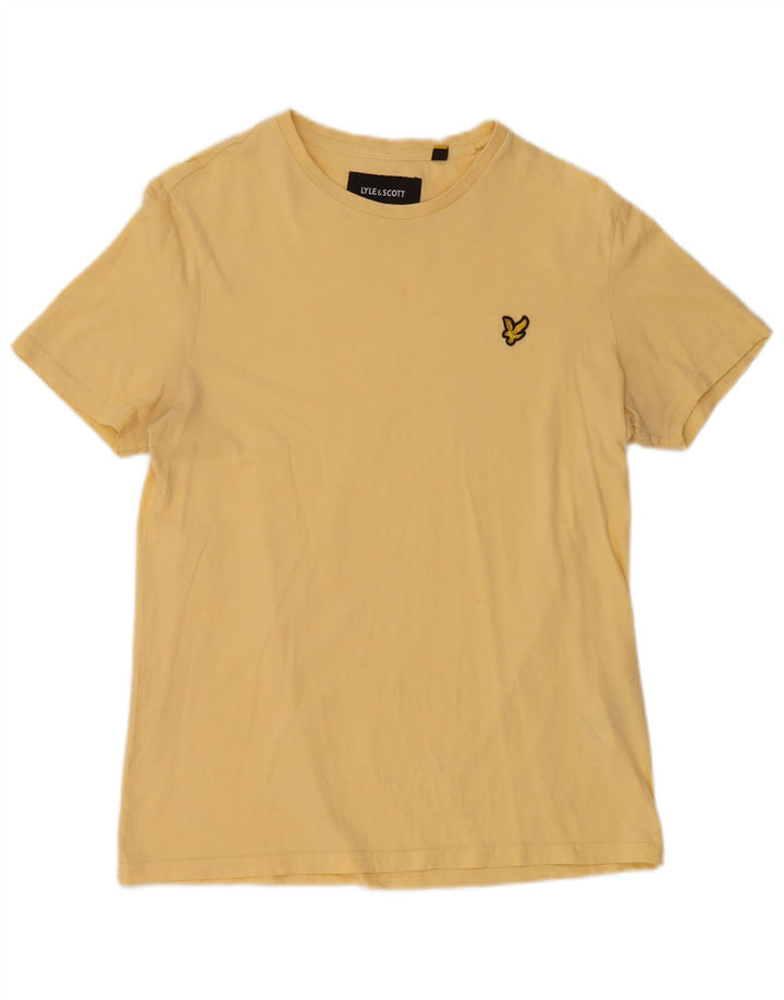 Мужская футболка LYLE & SCOTT, маленький желтый хлопок