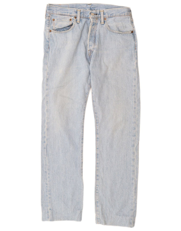 Мужские прямые джинсы Levi's 501 W31 L30 синие, хлопок