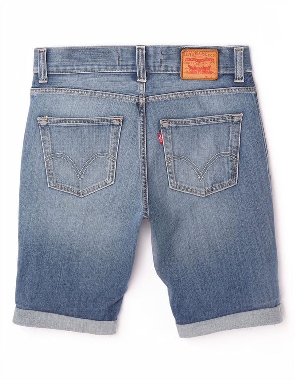 Мужские джинсовые шорты Levi's 506 W31, средний синий хлопок