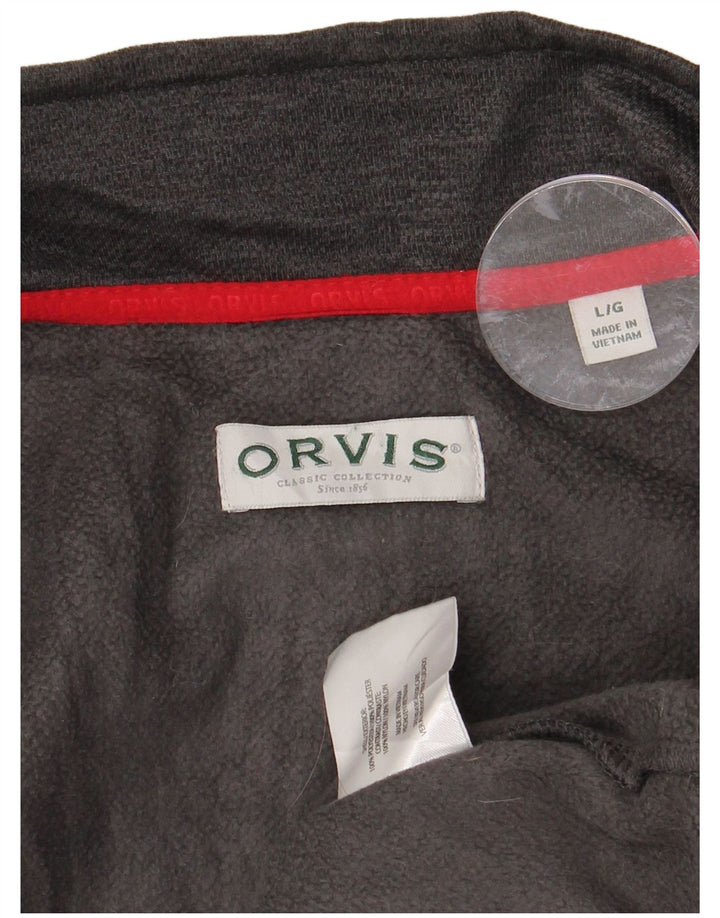 Мужской спортивный костюм ORVIS, верхняя куртка, большой серый полиэстер с цветными блоками
