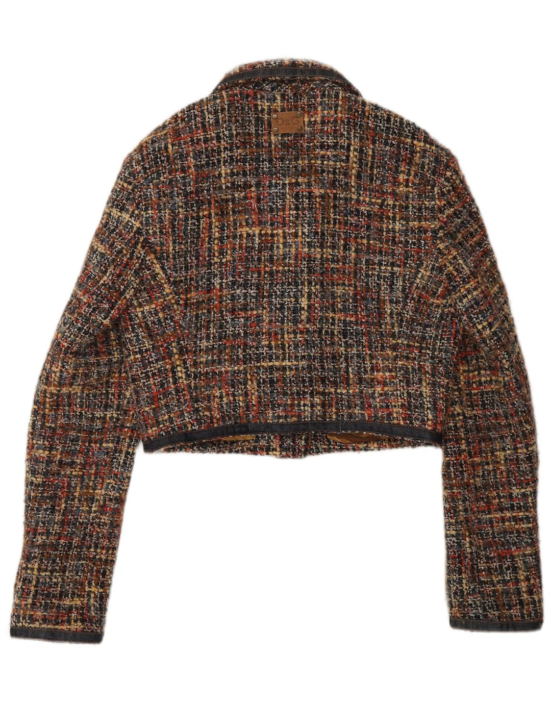 Женский пиджак DOLCE & GABBANA UK 12, средний, разноцветный, в крапинку