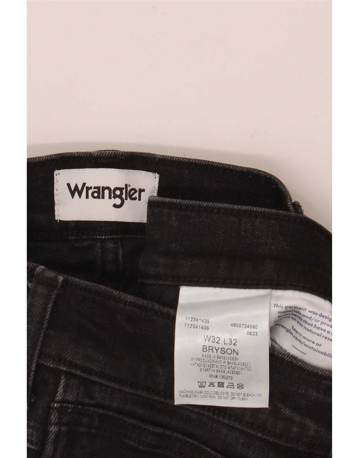 Мужские джинсы Wrangler Bryson Slim W32 L32, черный хлопок