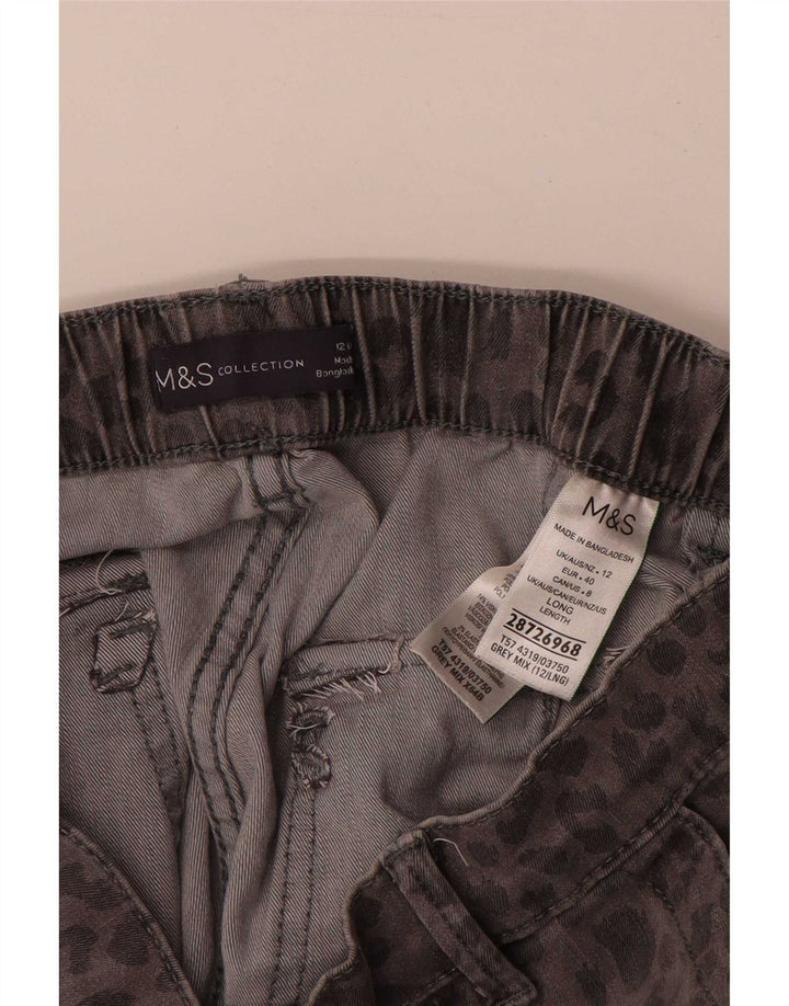 Женские брюки чинос Marks & Spencer UK 12 Medium W30 L28 Серые