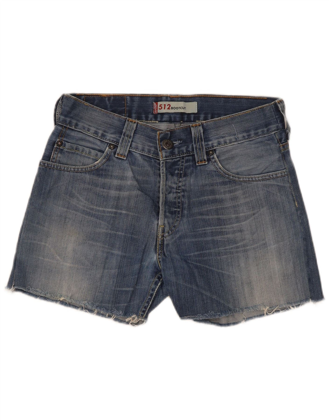 Мужские джинсовые шорты Levi's 512 W30 средние синие