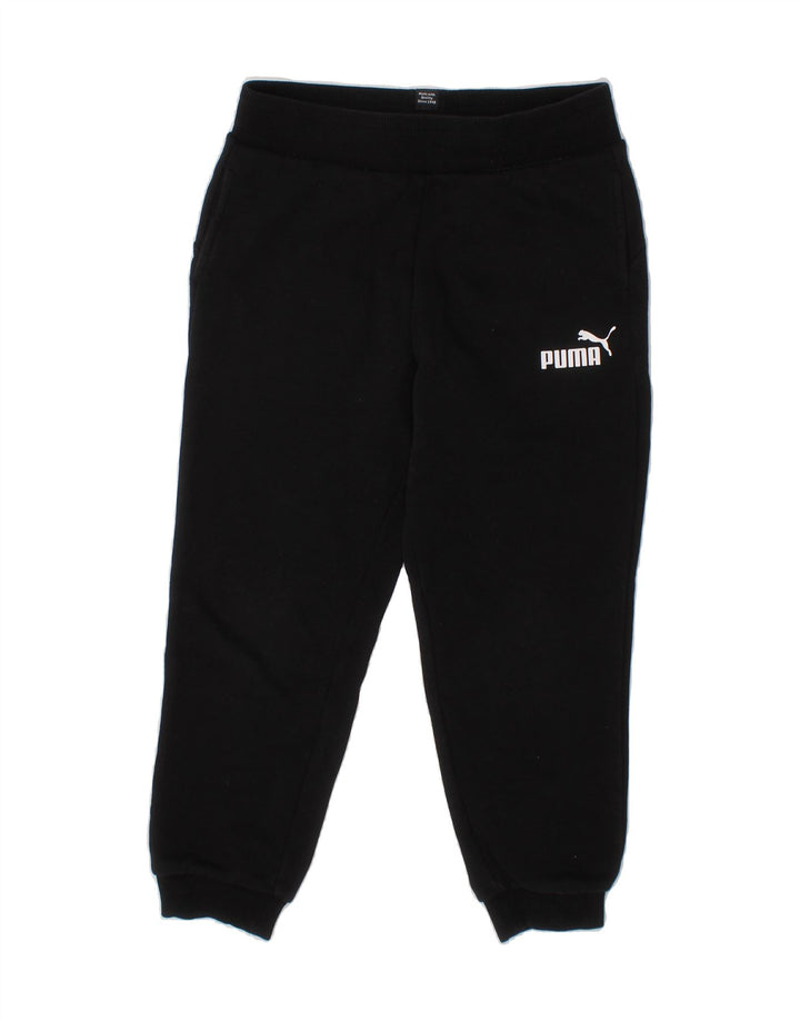 PUMA Boys Tracksuit Trousers Joggers 5-6 Years  Black Vintage Puma and Second-Hand Puma from Messina Hembry 
