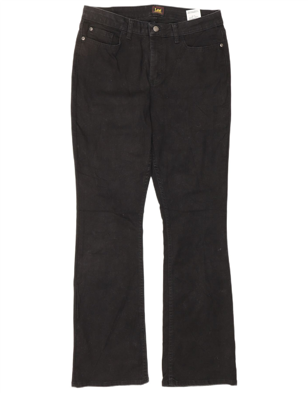 Женские джинсы LEE Bootcut США 10, большие размеры W32 L32, черный хлопок