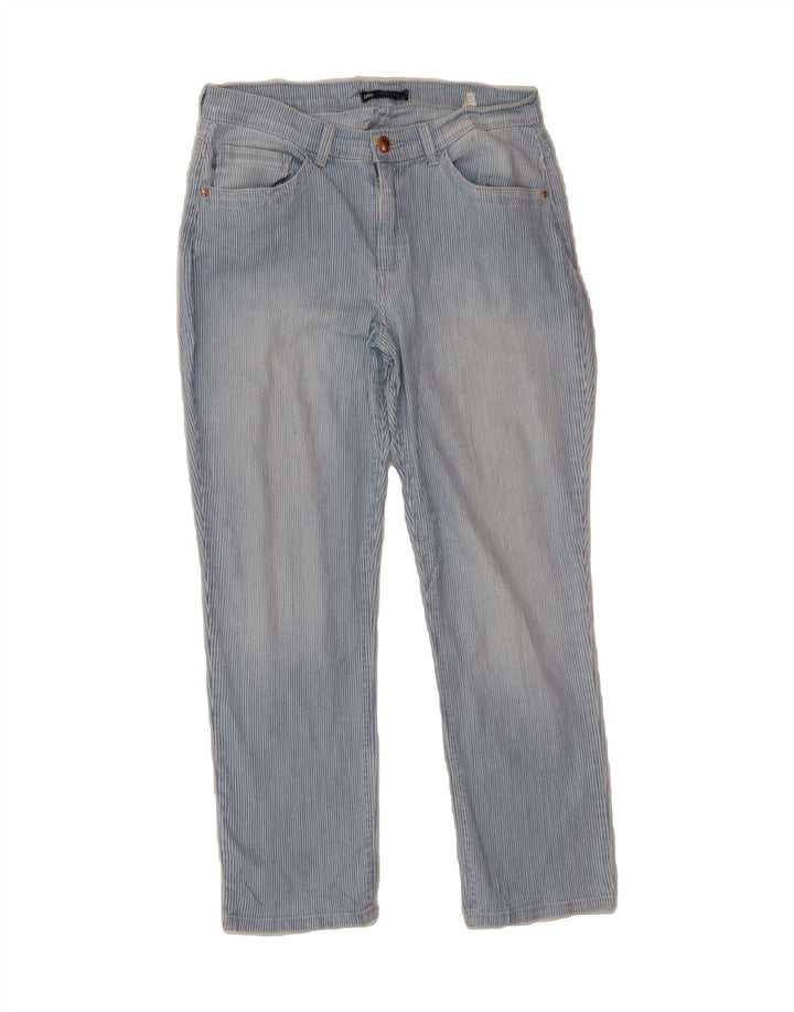 LEE Womens Easy Fit Straight Jeans W30 L26  Blue Pinstripe Vintage Lee and Second-Hand Lee from Messina Hembry 