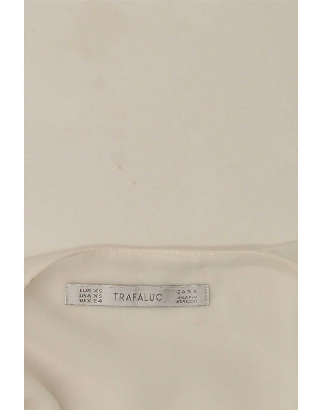 Женский топ на бретельках Zara Trafaluc UK 6 XS Белый