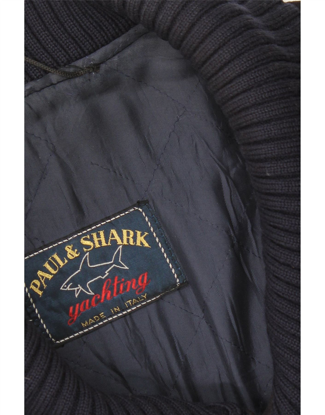 Мужское пальто Paul & Shark UK 42 XL темно-синее шерстяное