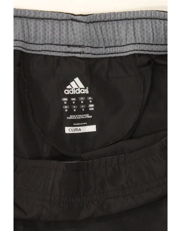 Мужские спортивные шорты Adidas Climacool, средние черные цветные блоки