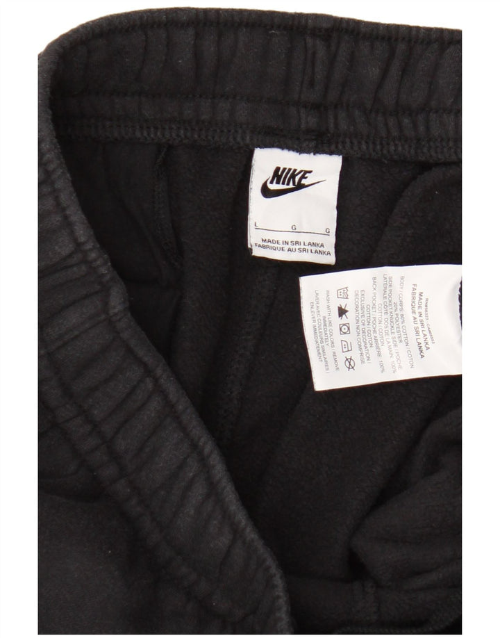 Женские спортивные брюки Nike UK 16, большие черные хлопковые