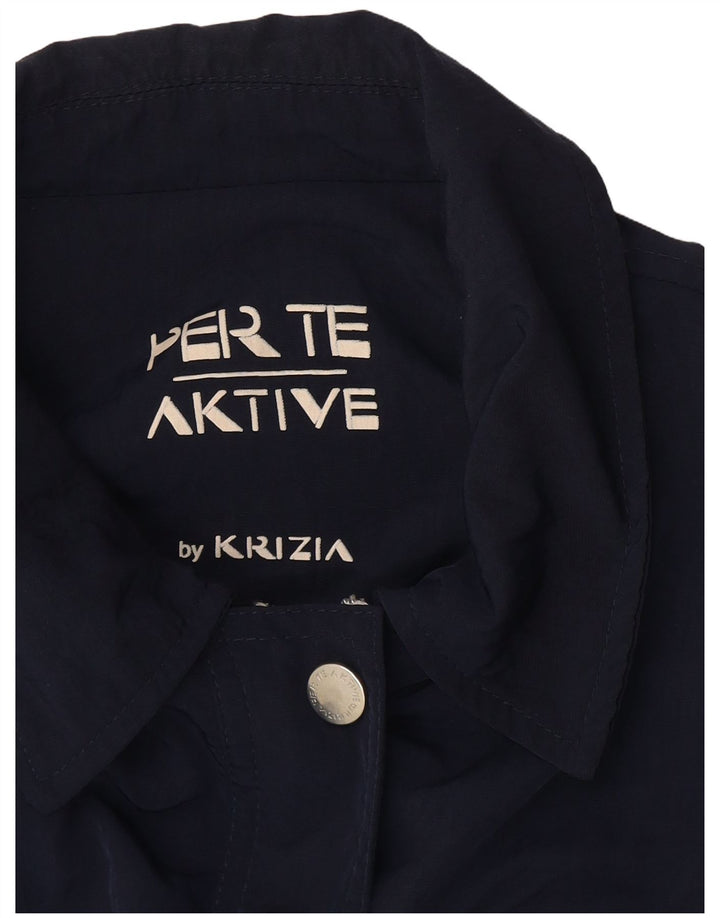 Женская универсальная куртка Perte by Krizia Perte Aktive UK 18 XL Темно-синяя