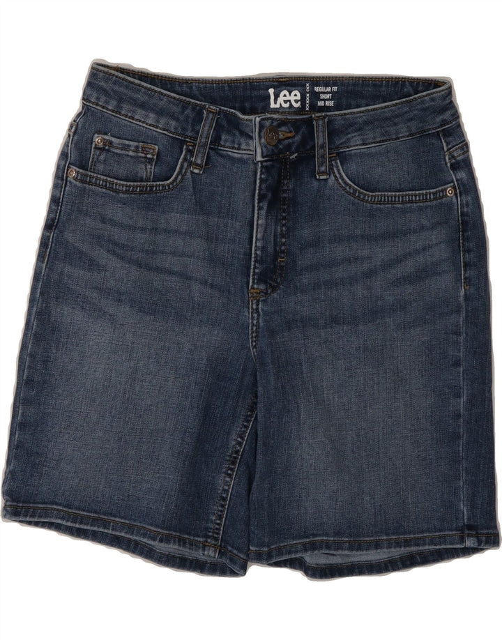 LEE Womens Regular Fit Mid Rise Denim Shorts US 6 Medium W26 Blue Cotton Vintage Lee and Second-Hand Lee from Messina Hembry 