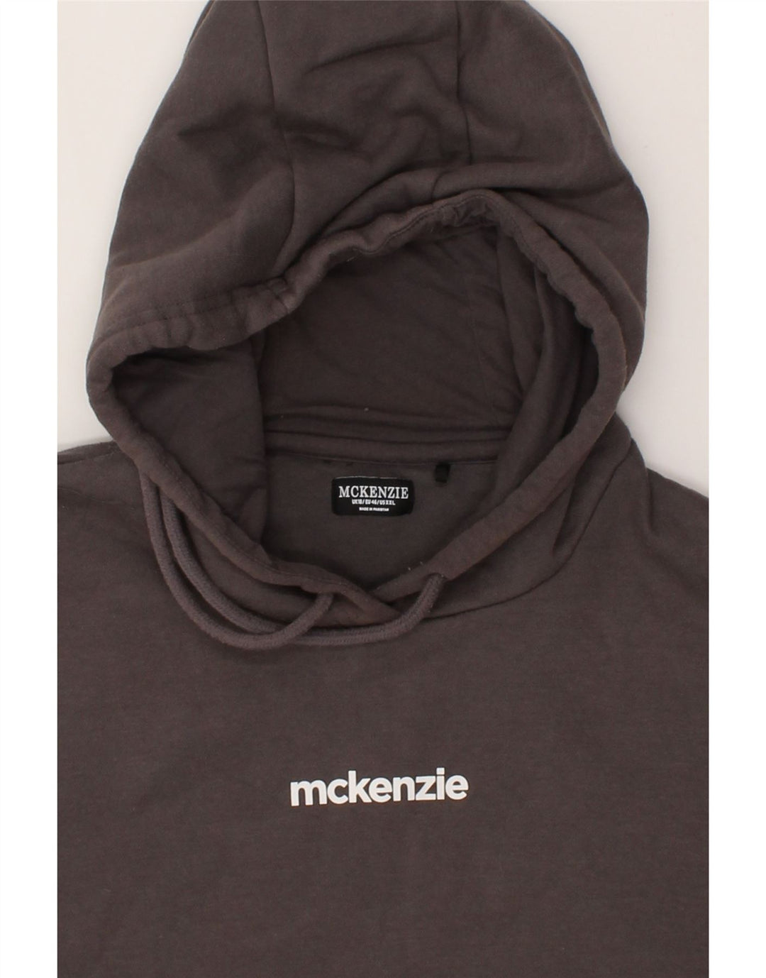 MCKENZIE Womens Oversized Hoodie Jumper UK 18 XL Grey Vintage Mckenzie and Second-Hand Mckenzie from Messina Hembry 