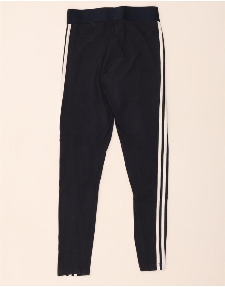 Женские леггинсы ADIDAS UK 8/10, маленькие, темно-синие