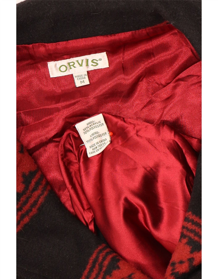 Женский жилет Orvis UK 14, средний, черный, акрил с геометрическим рисунком